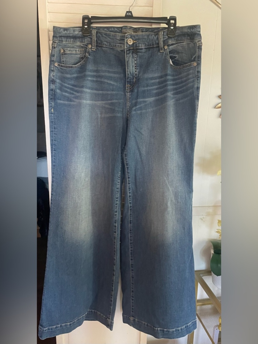 torrid Faded Blue Wide-Leg Jeans